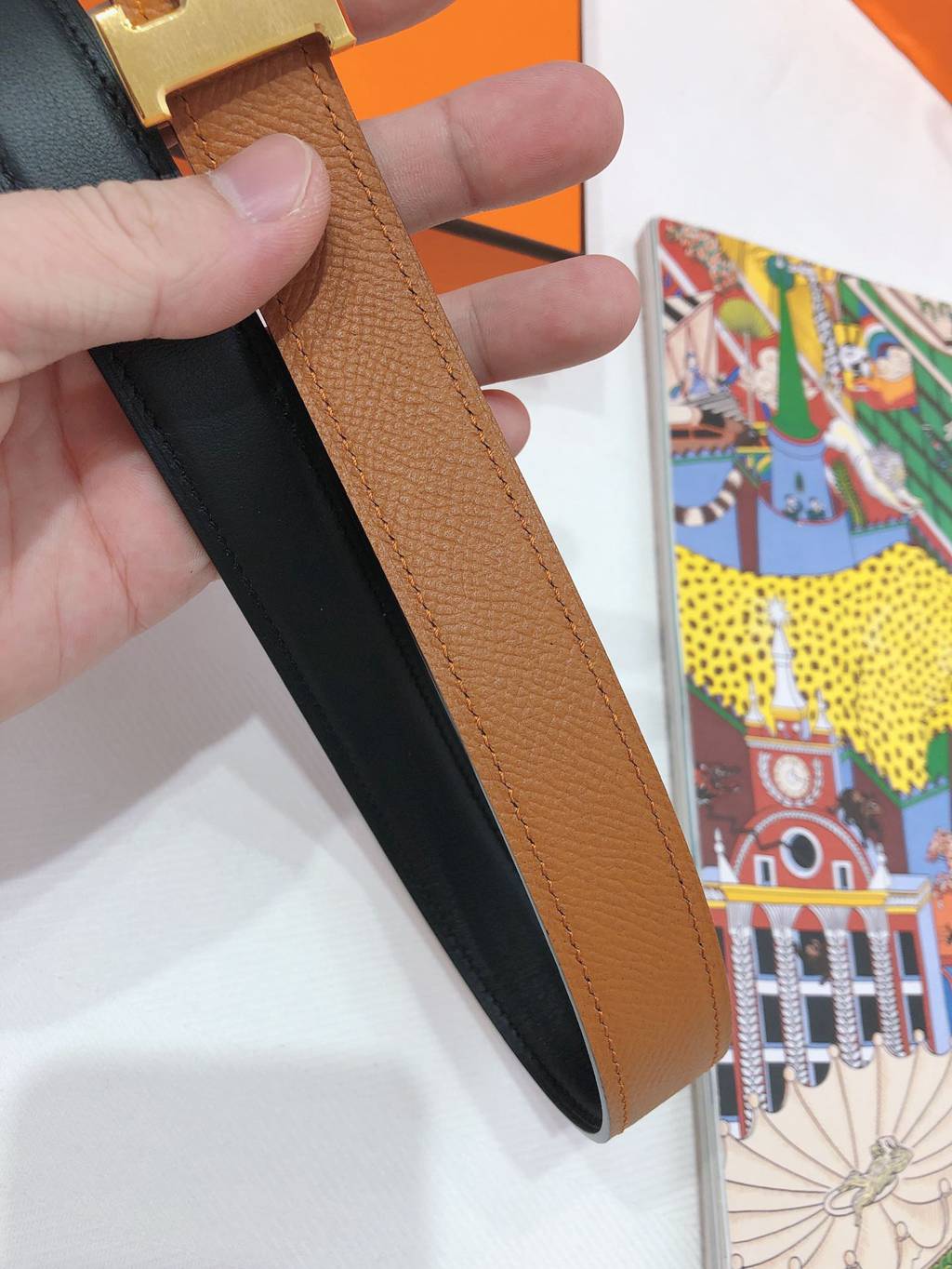 H**mes belts 24mm